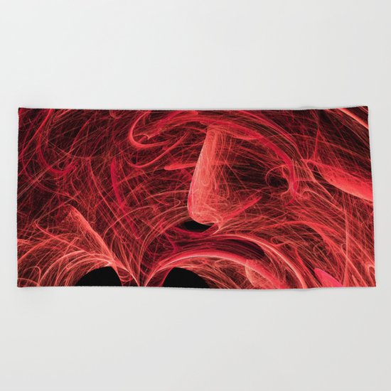 energetic dream Beach Towel
