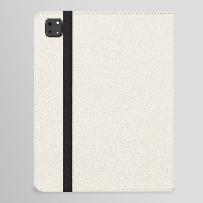 Westhighland White solid color. Pale cream color plain pattern  iPad Folio Case