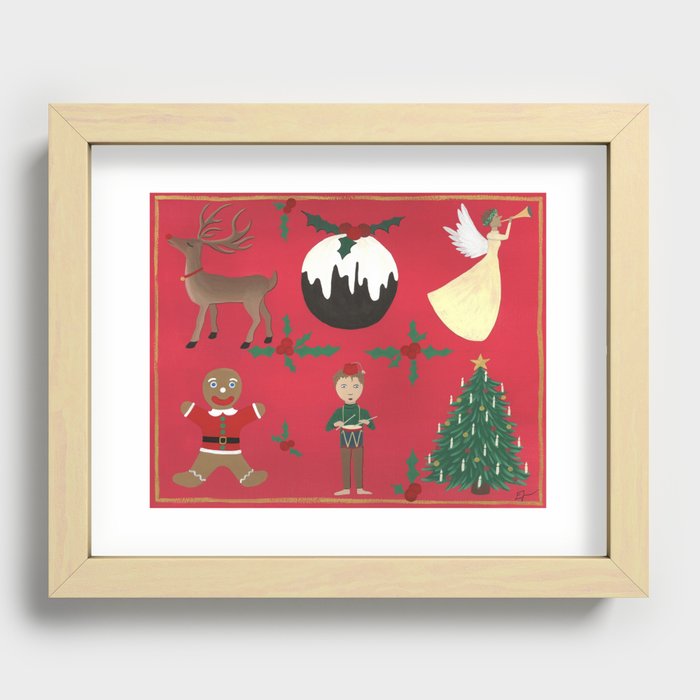 Christmas Recessed Framed Print