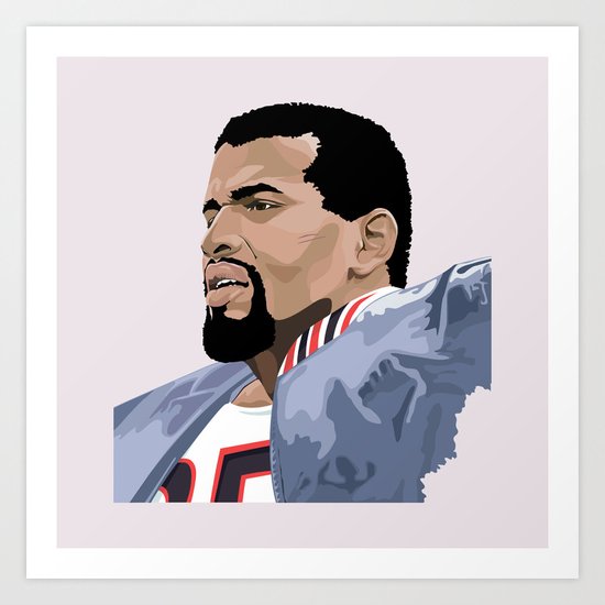 Richard Dent Illustration Art Print
