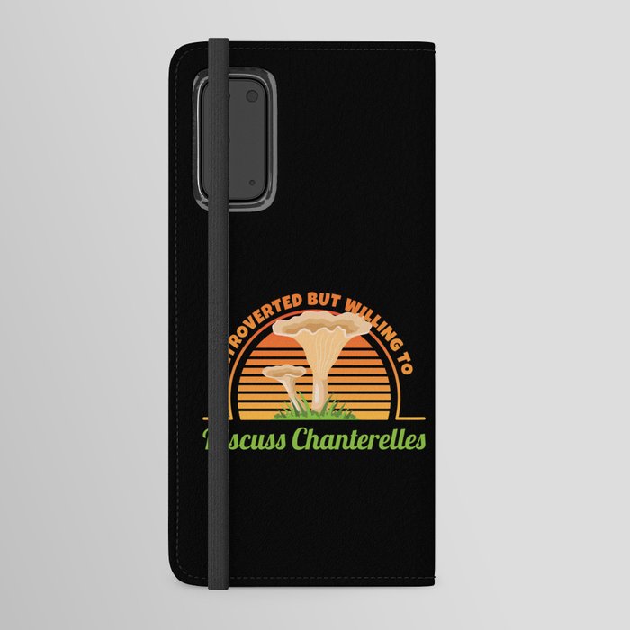 Discuss Chanterelles Mushroom Collecting Android Wallet Case