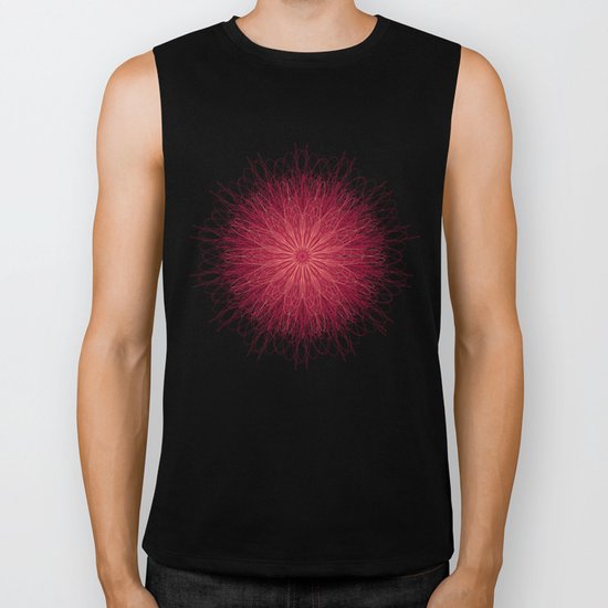 wings-flower Biker Tank