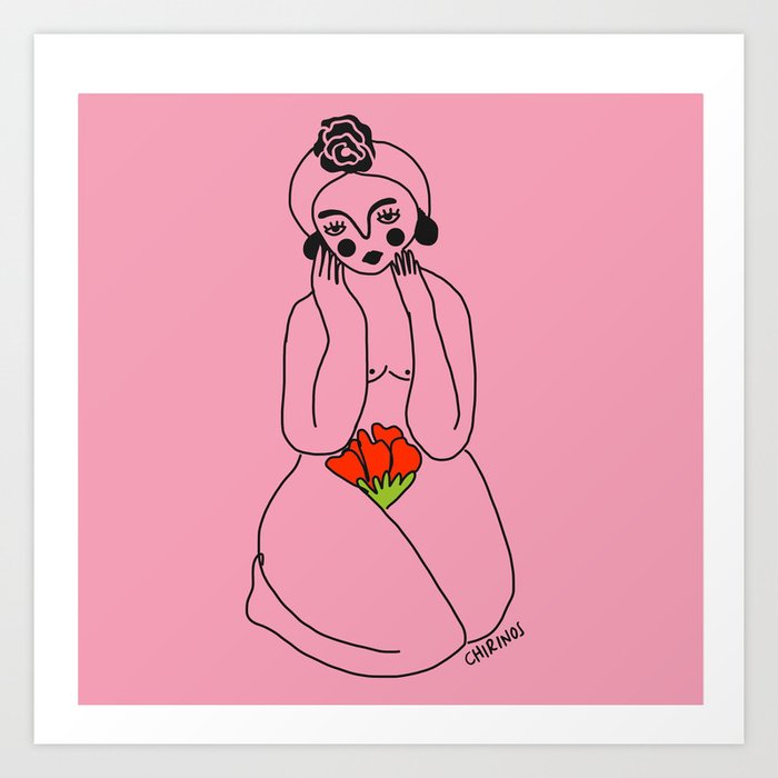 Rosa Art Print