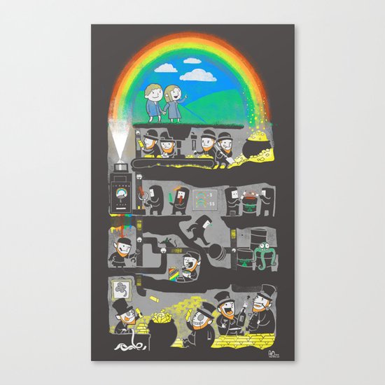 End of the Rainbow Canvas Print