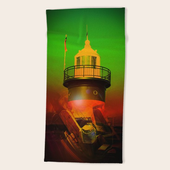 Lighthouse 4 Beach Towel
