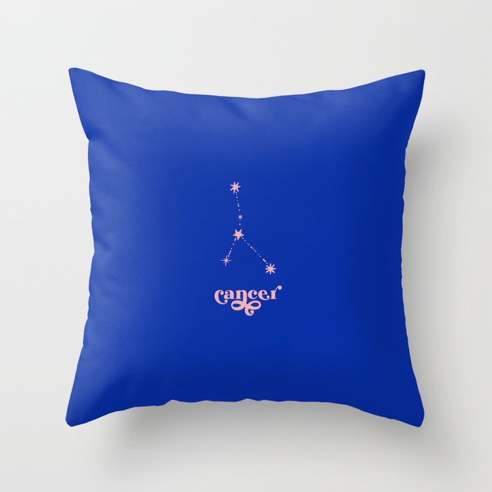 Cancer Zodiac Constellation (Collection no 3) ix 2021 Throw Pillow