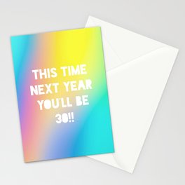 This Time Next Year | 30 Stationery Card