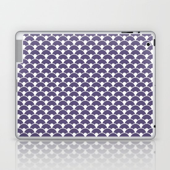 Dragon Scales Deep purple Laptop & iPad Skin