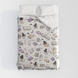Wizard's Library Duvet Cover