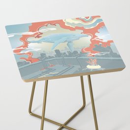 City Whale Patrol Side Table