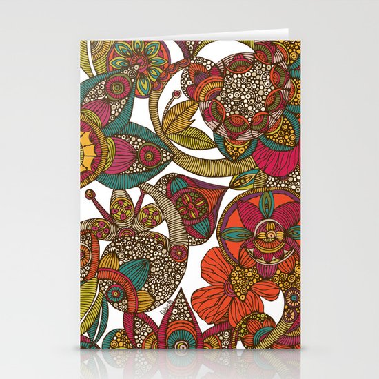 Ava's garden Stationery Cards