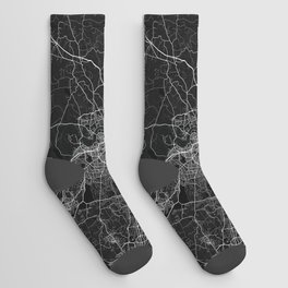 Nashville City Map of the United States - Dark Socks