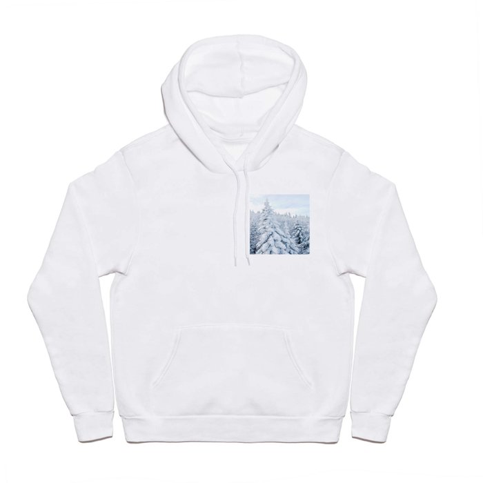 Snow covered forest Hoody