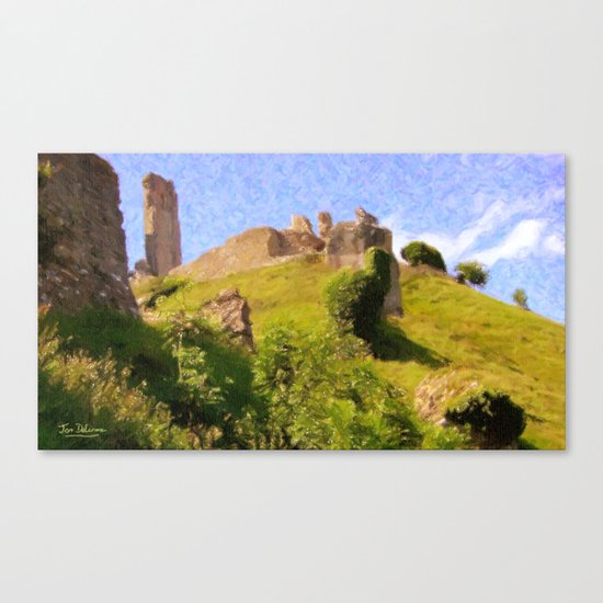 Corfe Castle Canvas Print