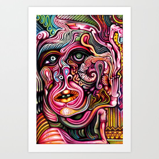 Inner Squirmoil Art Print