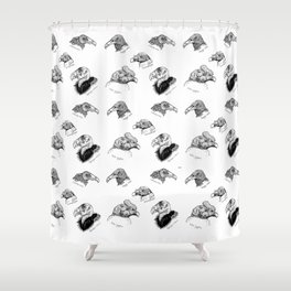 Vultures Shower Curtain
