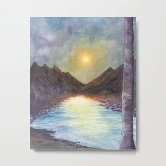 The River Metal Print