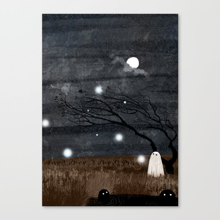 Walter and the willow wisps Canvas Print