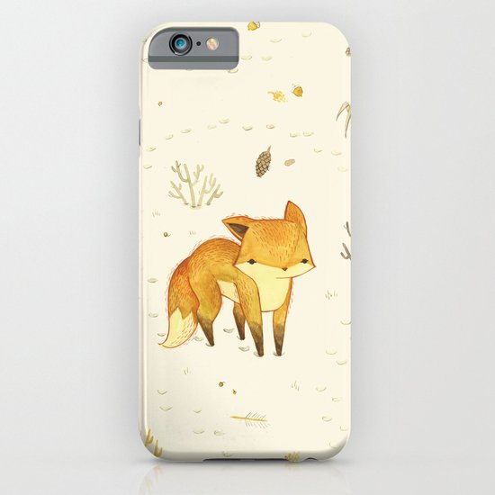 Lonely Winter Fox iPhone & iPod Case