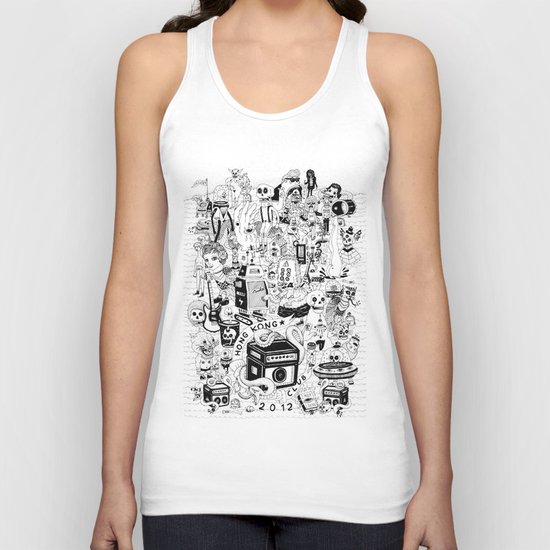 HONG KONG CLUB Unisex Tank Top