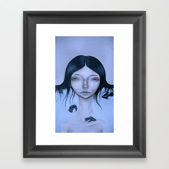 Beneath the Surface Framed Art Print