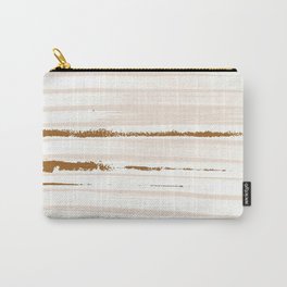 Brown Earth Lines Carry-All Pouch