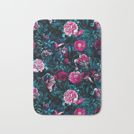 NIGHT GARDEN XII Bath Mat
