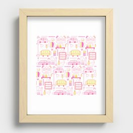 Home sweet home Recessed Framed Print