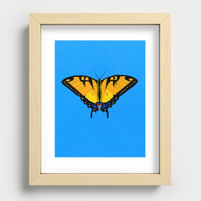 Butterfly (by lemons_modmuse) Recessed Framed Print