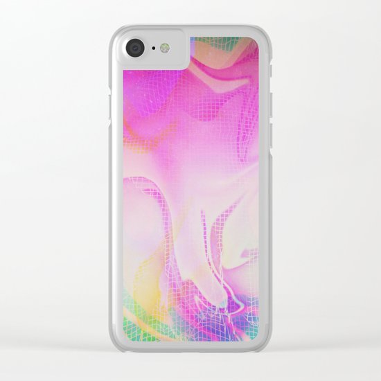 Glitch 25 Clear iPhone Case