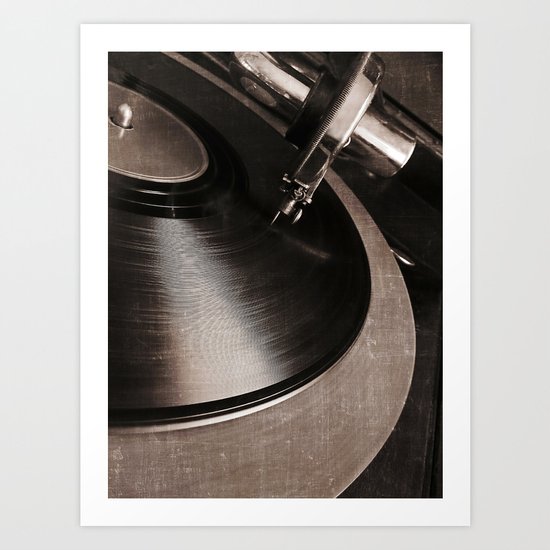 old tracks Art Print