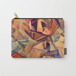 Cubist Flowers Carry-All Pouch