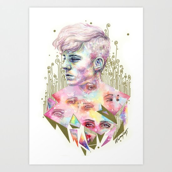 Who Broke You? Art Print