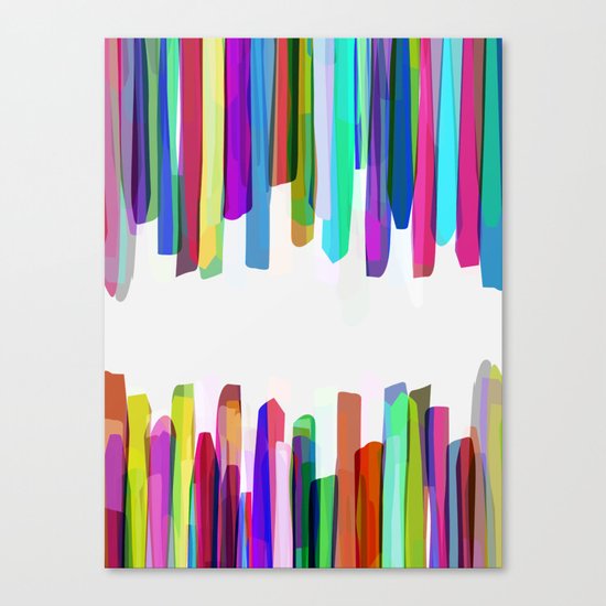 Colorful Stripes 3 Canvas Print