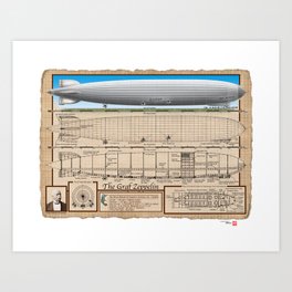 DW-030 Graf Zeppelin Art Print