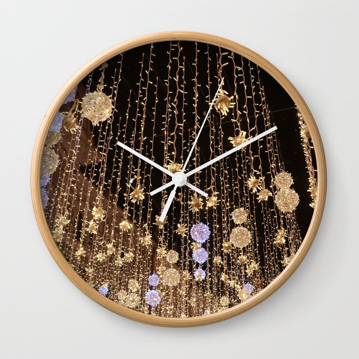 Moscow Street Lights Wall Clock