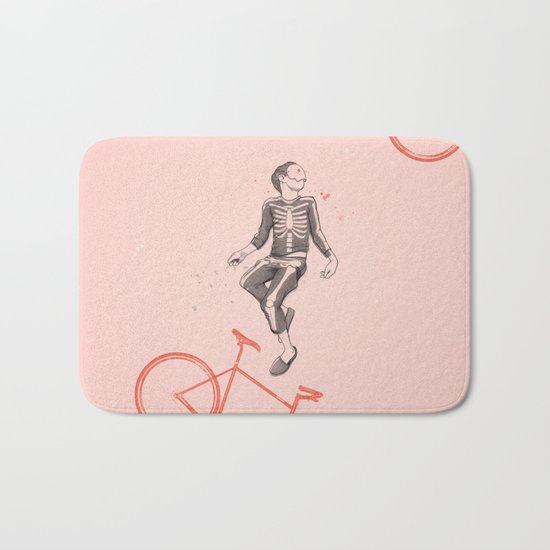 "Dude, wake up..." Bath Mat