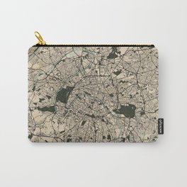 Paris City Map of France - Vintage Carry-All Pouch | Oldmap, Pariscity, Abstract, Vintage, City, Retro, Louvre, France, Engineer, Eiffeltower 