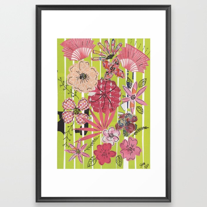 Spring Garde I Framed Art Print