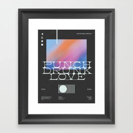 Punch Drunk Poster Framed Art Print