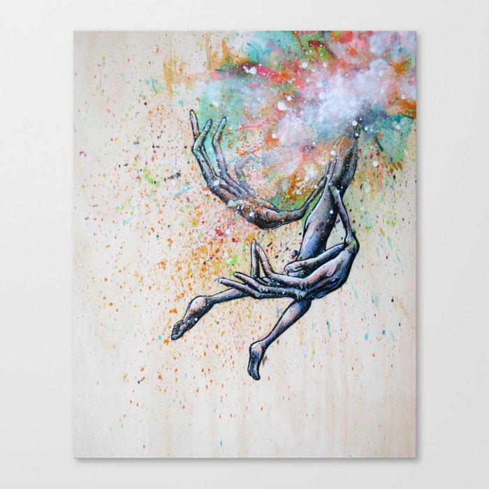 Floater Canvas Print