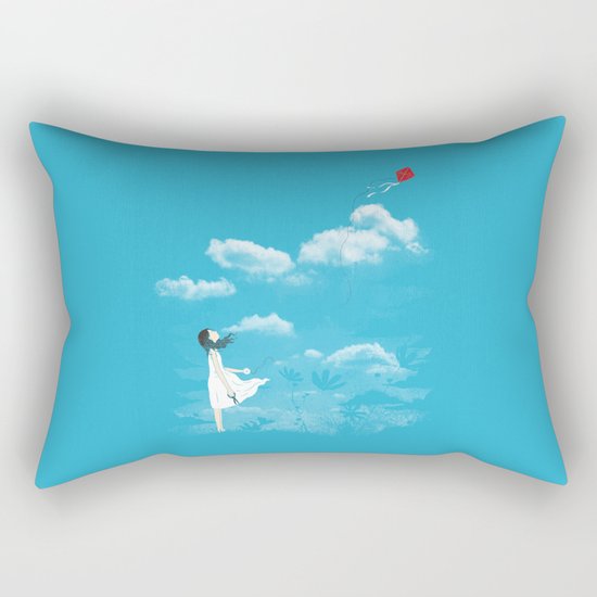 Let Go Rectangular Pillow