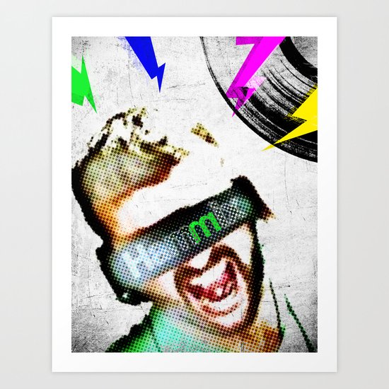 DJ Hammix - The Beat is the Law Art Print
