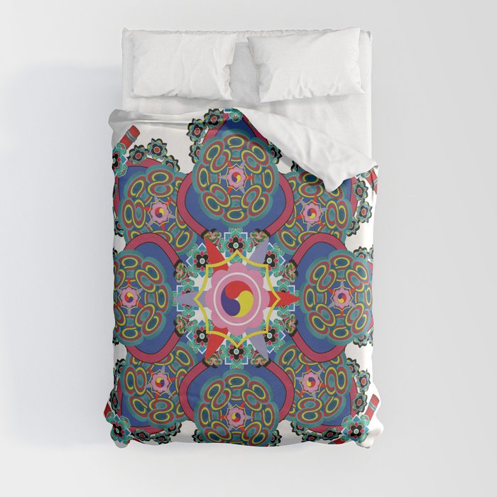 psychedelic Taoism Duvet Cover