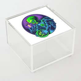 Alien research on cannabis Acrylic Box