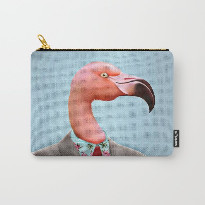Pink Flamingo's Carry-All Pouch