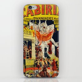 Cabiria vintage poster iPhone Skin