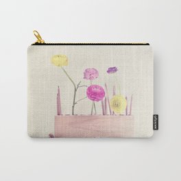 The artist loves pastel Carry-All Pouch | Pastel, Yellow, Augenwerk, Crayon, Columbine, Vanille, Color, Digital, Pink, Ranunculusasiaticus 