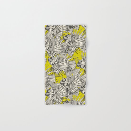 fish mirage chartreuse Hand & Bath Towel