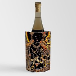 Manjushree Black Gold Thangka Wine Chiller
